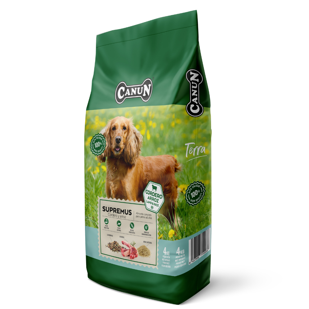 Canun Terra Supremus Cordero y Arroz Perro Adulto